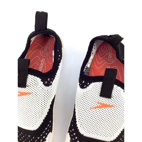 Speedo Kids Junior Surf Strider Water Shoes White/Black Size Small 11-12 - Picture 4 of 12